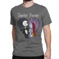thumbnail image 3 of Crazy Disney The Nightmare Before Christmas T-Shirt Men Women 100% Cotton T Shirt Jack Sally Together Tees Printing Clothing, 3 of 5