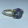 thumbnail image 4 of Mystic Topaz Concave 9x7 Oval 2ct 14kt Yellow Gold Ring, 4 of 7
