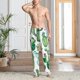 thumbnail image 2 of Fotbe Cactus Plants1 Pantalones de Pijama para Hombre, Pantalones de Dormir, Pantalones de Casa con Cintura Ajustable y Bolsillos-Medium, 2 of 6