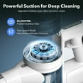 thumbnail image 3 of 80,000PRM Motor Cordless Vacuum for Home, Vacuum Cleaner with 2 Adjustable Modes, 2200mAH Battery Max 35 Mins Runtime, and Washable Parts Stick Vacuum (Light Snow White), 3 of 7