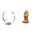 thumbnail image 1 of Portabotellas de vino,Soporte para botellas de vino,soporte para botellas de vino,estante de hierro,Decoración de gabinete de vino tinto de regalo de barra de cocina,Figura de león,Estante, 1 of 8