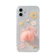 thumbnail image 1 of Funda para Apple iPhone 11 suave con bonito diseño de 6,1", funda de TPU ultrafina a prueba de golpes y antiarañazos, protección contra golpes, dibujo animado en 3D, cerdo 4, 1 of 5