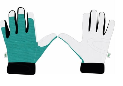 NEW Expert Gardening Goatskin Leather Work Perforamance Gloves Size Large 