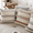 Gray, variant on FTCBJJA Neutral Decorative Square Throw Pillow Covers Set of 2, Navy Blue and Off White Embroidery Striped Decor Pillowcases, Cushion Cover for Couch Sofa Bed, 18x18 Inches