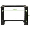 thumbnail image 6 of Sunny Lane6U Wall Mount Rack - Server Rack for 19 Inch IT Equipment Open Frame Rack – Network Rack for AV & Server Equipment 16” Deep Rack, Black, 6 of 7
