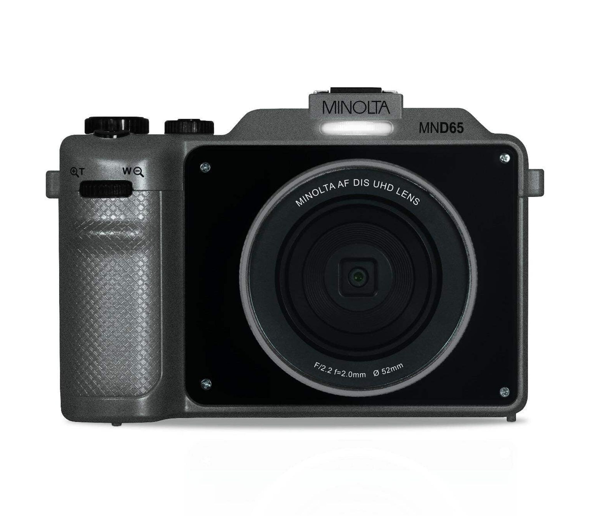 Konica Minolta MND65-GY Autofocus 18x 59 MP Digital Camera, Gray And Black