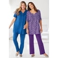 thumbnail image 5 of Woman Within Plus Size 7-Day Short-Sleeve Baseball Tunic, 5 of 6