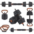 thumbnail image 1 of Kit de mancuernas y barras para ejercicio en casa Brandtrendy 6 en 1 30 Kg, 1 of 7