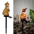 thumbnail image 4 of Solar Powered Garden Bunny Lamp For Outdoor Easter Rabbit Ground Stake Light Resin Cartoon Animal Easter Bunny Solar Outdoor Lamp Resin Ground Insert Cartoon Animal Decorative, 4 of 6