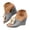 Light Gray, variant on Wedge Sandals for Women Square Open Toe Comfortable Canvas Dressy Slides Crochet Flower Casual Low Heel Mules Size 6-10