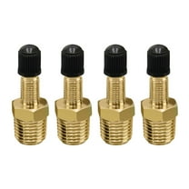 TAPDRA 1/4 NPT Valve Adapter for Tire Inflation 4pcs Brass Construction Valve Connection Auto Air Compressor Outdoor Use