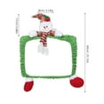 thumbnail image 2 of OUNONA Elastic Computer Screen Decorations Snowman Monitor Border Sleeve For Users With Festive Preferences 1Pack Back to School, 2 of 8