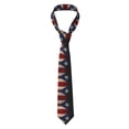 thumbnail image 7 of Men'S Tie Retro Puerto-Rico-Flag Print Polyester Necktie - One Size, 7 of 7