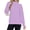 Light Purple, variant on TARAINYA Women Mock Neck Pullover Sweatshirt Long Sleeve with Thumb Holes Casual Oversized Tops