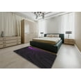 thumbnail image 5 of Ahgly Company Machine Washable Indoor Rectangle Transitional Midnight Gray Area Rugs, 3' x 5', 5 of 7