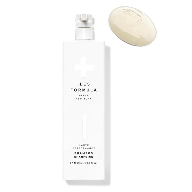 ILES FORMULA Champú sin sulfatos de alto rendimiento - Limpieza profunda, voluminiza y desenreda + detiene la rotura del cabello, color y extensión s - Para todas las edades y tipos de cabello 34 onz
