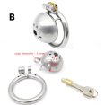 thumbnail image 1 of Chastity Cage Men Metal Sissy Lockable Chastity Belt Male Bondage Bdsm Cock Cage Penis Rings Adults Couple Sex Toys For Man, 1 of 5