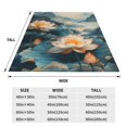 thumbnail image 3 of Susaid Mountain Lotus Serenity Print Microfiber Cleaning Cloth, Multi-Functional Cleaning Towels, Highly Absorbent Cleaning Rags,Cleaning Cloths for Car Kitchen Home-80"x60", 3 of 7