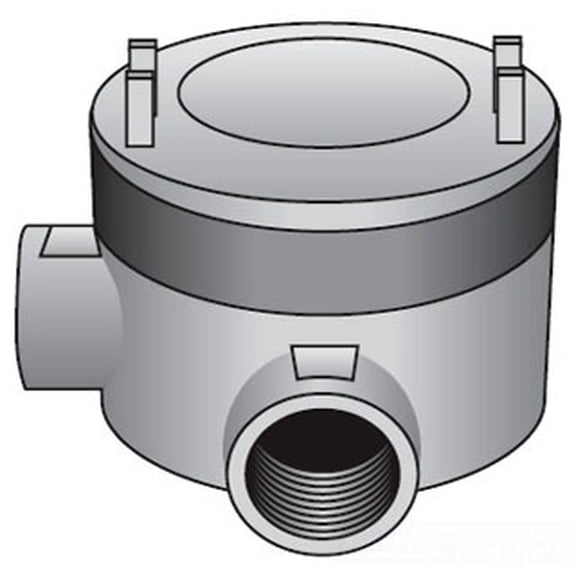 O-Z/Gedney GUJL-50, Exp Proof Conduit Outlet Box, Haz Loc Cond Outl Bx, 1 PC