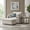 Fog Beige, variant on Roundhill Furniture Wilson 2-Piece Living Room Set, Chair and Ottoman, Coast Blue