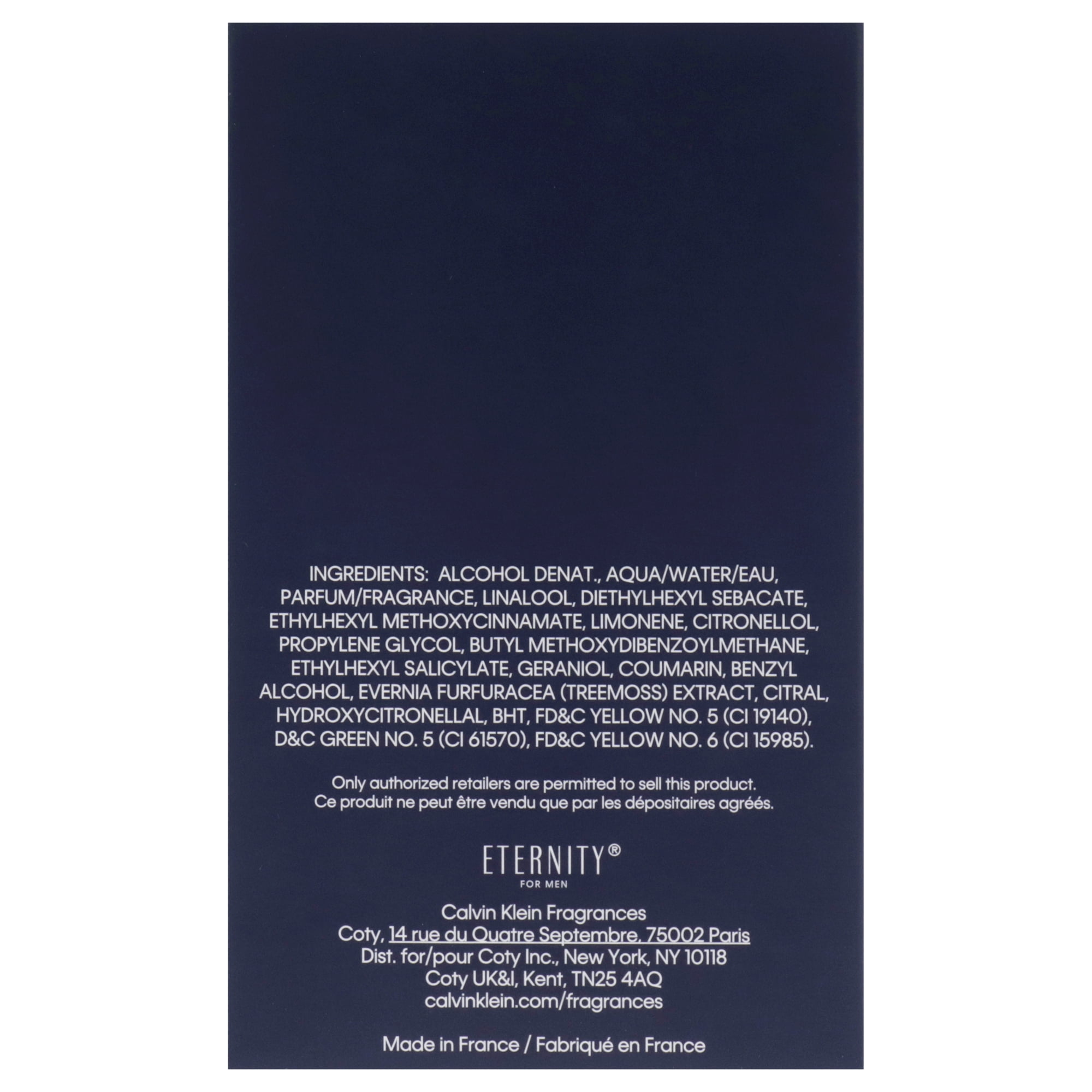 Eternity Aftershave 3.4 Oz / 100 Ml