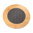 thumbnail image 2 of Almohadilla de aislamiento térmico Posavasos de té Decoración del hogar de madera Tapete de comedor antideslizante Resistente Redondo, 2 of 9