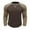 Khaki, variant on YYDGH Men's Sweatshirt Classic Slim Athletic Fit Long Sleeve Shirts Active Running Tshirts Hiking Baseball Raglan Shirts