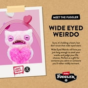 Fuggler Love Fugg 9 inch Wide Eyes Weirdo (pink), Funny Ugly Monster Soft Stuffed Plush Toy by ZURU