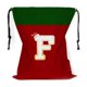 thumbnail image 2 of Bolsa de regalo navideña con cordón, 26 letras, poliéster rojo, 30 x 38 cm | Bolsa reutilizable para dulces navideños, pequeña bolsa para envolver regalos, organizador de decoración festiva, 2 of 6