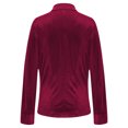 thumbnail image 7 of Ashirexll Lightweight Cardigans for Women, Womens Winter Coats, Women's Solid Color Mid-Length V-Neck Button Up Velvet Cardigan Long Sleeve Jacket, 7 of 7