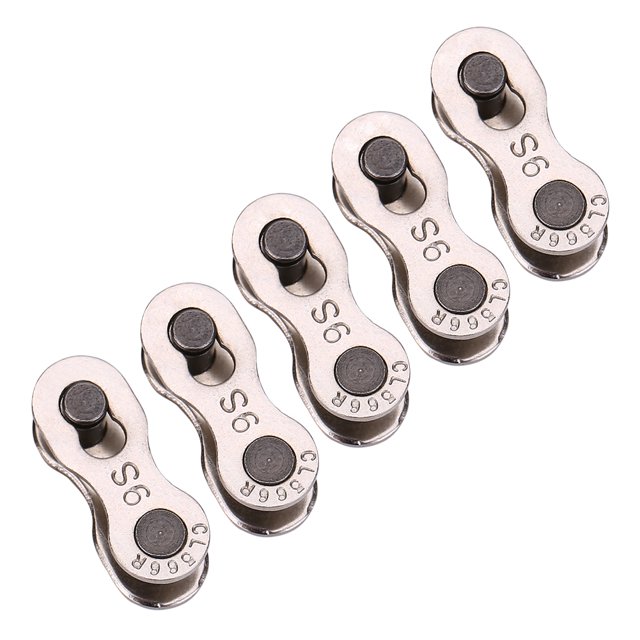 Spptty 5 Pairs Heavy Duty Bike Quick Release Chain Mater Link Joint
