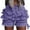 Purple, variant on Bermuda Shorts for Women Layered Cake Stacked Girls Sexy Fashion Trendy Casual Shorts S-L
