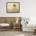 thumbnail image 3 of Stupell Industries French Country Sunflower Wonder Floral Meadow Black Floating Frame Canvas Art, 21 x 17, by Petals Prints Design, 3 of 7