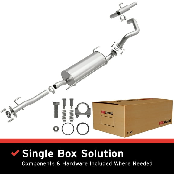 BRExhaust OE Replacement Exhaust System Kit 106-0075: Compatible with 2003-2004 Lexus GX470 4.7L, 2003-2009 Toyota 4Runner 4.0L, 2003-2004 Toyota 4Runner 4.7L