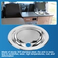 thumbnail image 6 of M Buder Single Bowl Bar Sink 11.42in / 290mm Polished 304 Stainless Steel RV Kitchen Sink with Drain Hole for Camper Boat Bathroom, 6 of 9