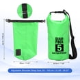 thumbnail image 2 of Uxcell Bolsa Impermeable, Bolsas a Prueba de Agua con Silbato Verde 5L, 2 of 7