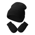 thumbnail image 5 of Kids Winter Knitted Kids Winter Beanie Hat Scarf Gloves Set, Warm Boy Girl Pom Hat Scarf Gloves Kids Hat and Glove Sets, 5 of 6