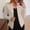 Gray, variant on Womens Suit Jacket Open Front Long Sleeve Notch Lape Work Jacket Business Cardigan Jackets with Pockets Dressy Casual Lightweight Suit Work Office Classic Jacket Gray XL