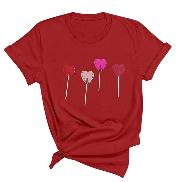 Blusas de Manga Corta para las Mujeres Divertido Impreso Cuello Redondo Tee, Vintage Humor Gráfico Blusas de Primavera para las Mujeres