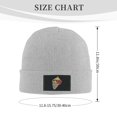 thumbnail image 3 of XMXT Winter Casual Beanie Hats for Men Women, Ice Cream Skull Print Unisex Adult Cap Warm Daily Knit Hat Skull Caps, Gray, 3 of 9