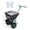 Green 100 lbs, variant on Push Broadcast Spreader 80/100 lbs Capacity, 12 ft Spread Width, Adjustable Drop Rate, 10" All-Terrain Tires for Lawn Garden, Green/Orange Red Available