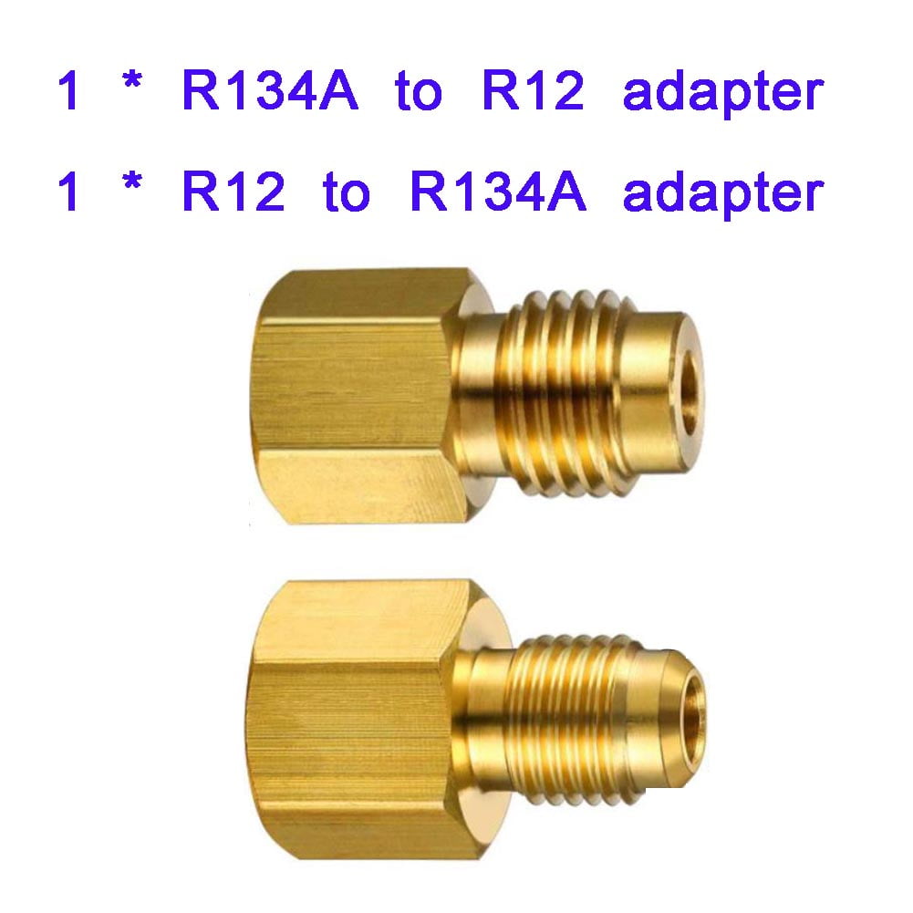 R12 To R134a Fitting Adapter Outter 1/2" ACME Inner 1/4'' SAE Male TooCC 