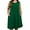 C1-Green, variant on SHOWMALL Women's Plus Dresses Casual Sleeveless Beach Tank Sundress with Pockets 3X Black