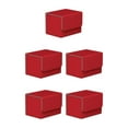 thumbnail image 2 of maskred Stylish and Secure Card Deck Storage Holder Organizer with Magnetic Closure TCG Display Red 5Set, 2 of 6