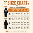 thumbnail image 3 of HNMKIU Unisex Pajamas For Men Women, Halloween Cosplay Pumpkin Face Hooded Loose Long Sleeve Onesie Home Sleepwear Black,L, 3 of 9