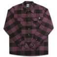 thumbnail image 1 of Dickies Sacramento Long Sleeve Flannel Shirt Plum, 1 of 1