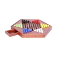 thumbnail image 3 of Juego de damas chinas con 60 canicas. Clásico para familia, amigos, niños y adultos. SG, 3 of 9