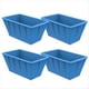 thumbnail image 1 of Moldes para Cubitos de Hielo Extra Grandes, Paquete de 4 Moldes Silicona para Bloques de Hielo para Hielo, Bandejas Reutilizables para Cubitos de Hielo para Congelador Azul, 1 of 5