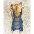 thumbnail image 6 of parisian pet dog clothes cat apparel outfits denim overall, xl, 6 of 8
