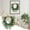 1PCS, variant on 20 Inch Artificial Teardrop Swag Olive Wreath Pendant, Green Leaf Olive Fruit Spring Flower Swag, Front Door Wedding Arch Window Wall Hanging Farmhouse Garden Decoration (1Pack)